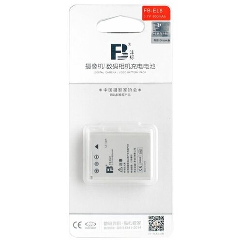 фото Аккумулятор fb en- el8 для nikon coolpix s6, p1, p2, s3, s7, s9, s8, s52, s5, s51