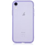 Силиконовый неоновый чехол картофан для Apple iPhone XR (Эпл Айфон XR) с защитой камеры, фиолетовый - изображение