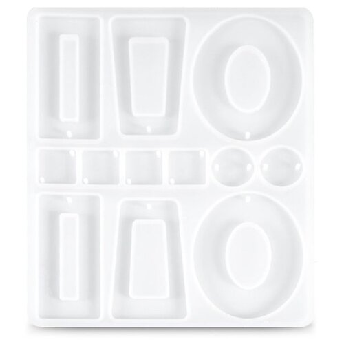 Силиконовый молд Epoxy Master для сережек и кулонов, 13х11 см