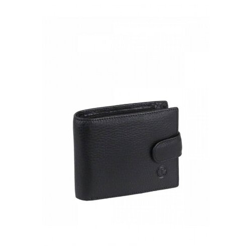 фото Кошелек ego favorite 003-0060 черный, горизонтальный, на кнопке