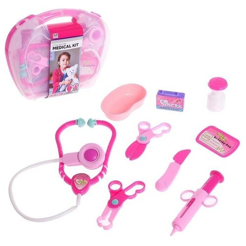 фото Набор доктора в чемодане «мой доктор», свет, звук, цвета микс нет бренда