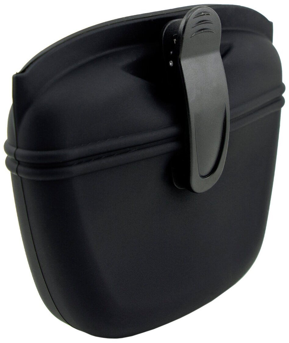 Сумочка для лакомств силиконовая большая New STEFAN, черный, WF50709 / сумочка для дрессировки / сумка для собак - фотография № 8