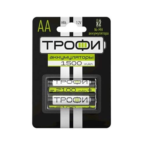 фото Аккумулятор трофи hr6-2bl 1500mah (20/240/17280)