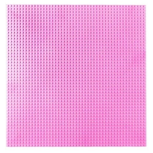 Конструктор Строительная пластина (50*50 точек) 40*40 см Розовая lego конструктор строительная пластина цвет серый