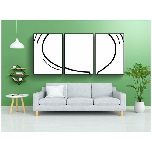 фото Набор модулных постеров для интерьера "вызывать, цитировать, воздушный шар" 60x90 см. в тубусе, без рамки lotsprints