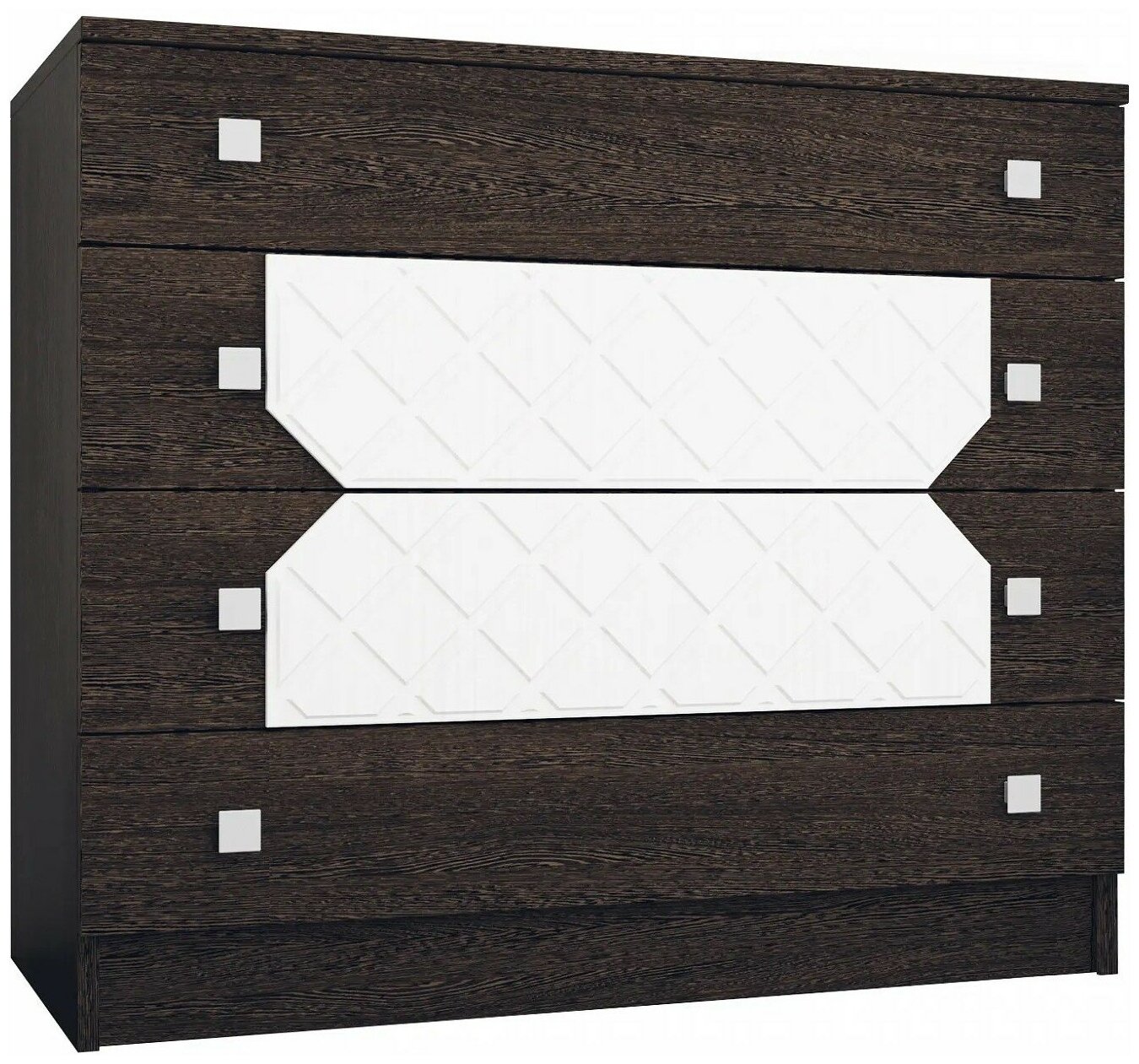 фото Комод николь венге/лиственница светлая