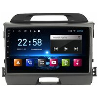 Автомагнитола для KIA Sportage 3 (2010-2016), Android 9, 2/32 Gb, Wi-Fi, Bluetooth, Hands Free, разделение экрана, поддержка кнопок на руле