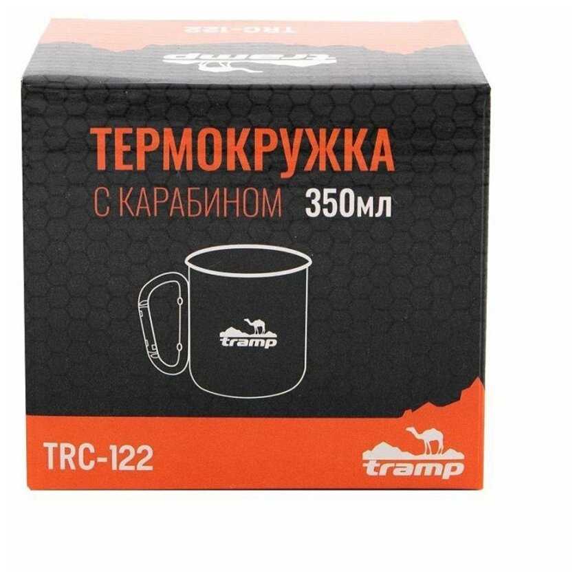 Tramp Термокружка с карабином 350 мл, TRC-122