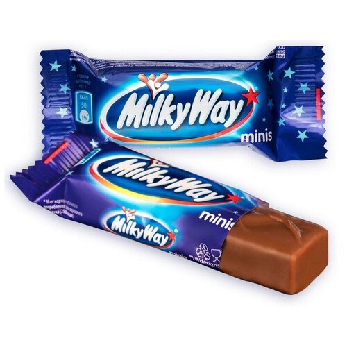 фото Шоколадный батончик milky way миниc, 1кг