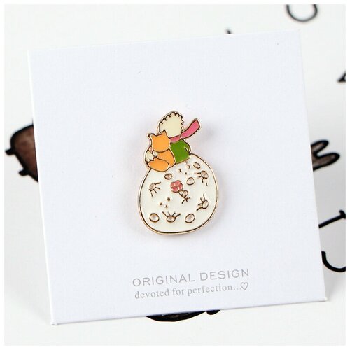 Значок Bag & You, 1 шт., белый