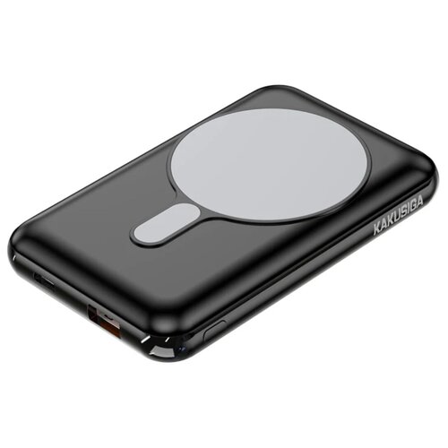 Внешний аккумулятор с беспроводной зарядкой Rapture-709 10000mAhType-C для iPhone-121314 смартфонов наушников смарт-часов черный 299000₽