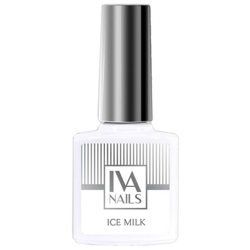 IVA Nails Гель-лак Black/White, 8 мл, Ice Milk гель лак iva nails black white молочное мороженое ice milk 8 мл