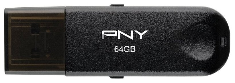Накопитель USB PNY 64GB ATTCLA USB 2.0 BLKTRNBLK