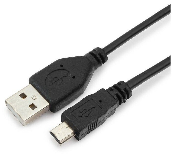 Кабель USB 2.0 A - mini USB 5pin (m-m), 1м Гарнизон GCC-USB2-AM5P-1M