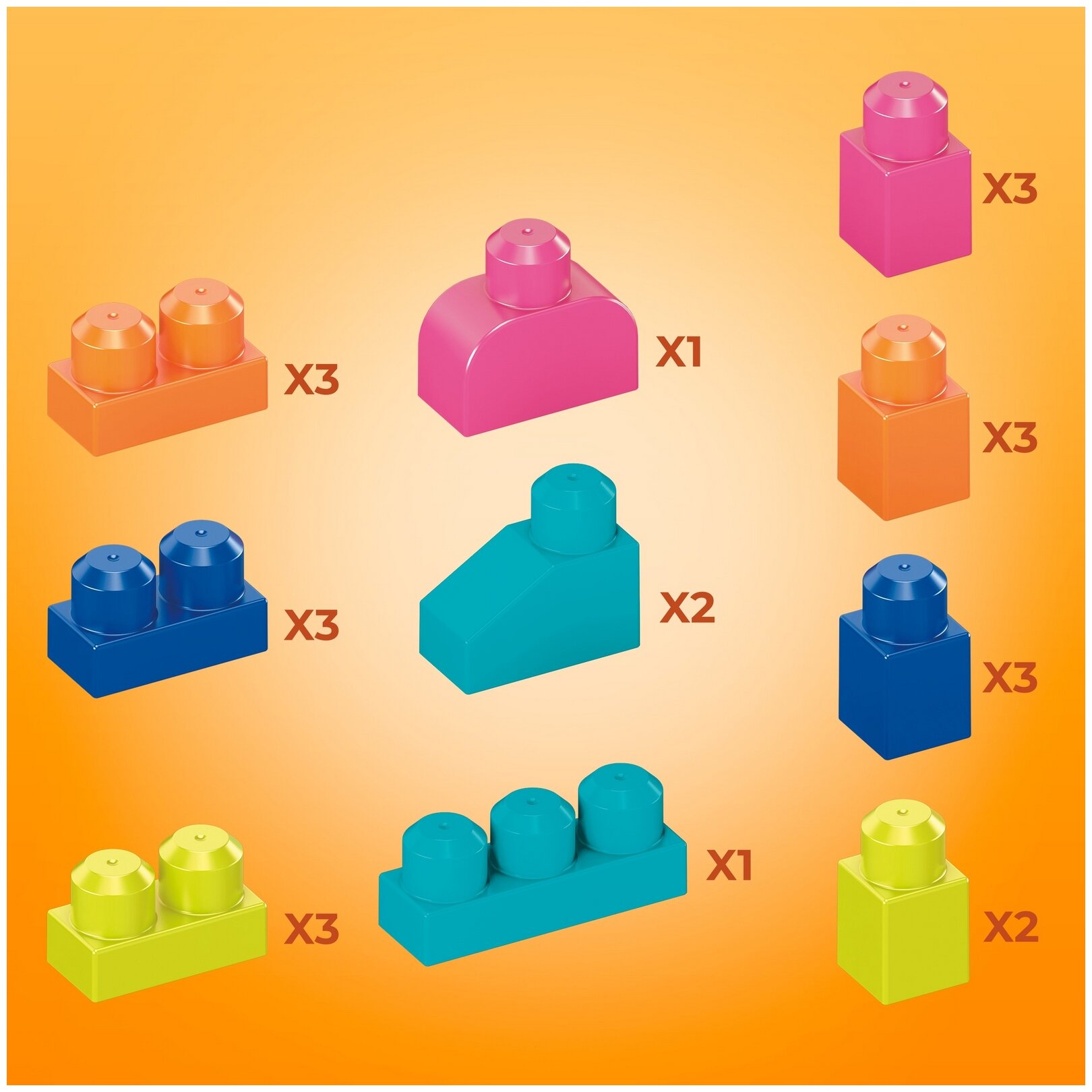 Mega Bloks Конструктор Животные - Красная лиса, 25 деталей - фото №3