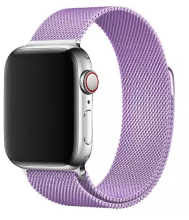 Ремешок для Apple Watch 42/44/45 мм миланская петля пурпурный