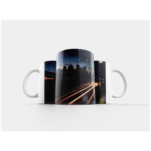 фото Кружка "городской, город, темный" 320 мл lotsprints