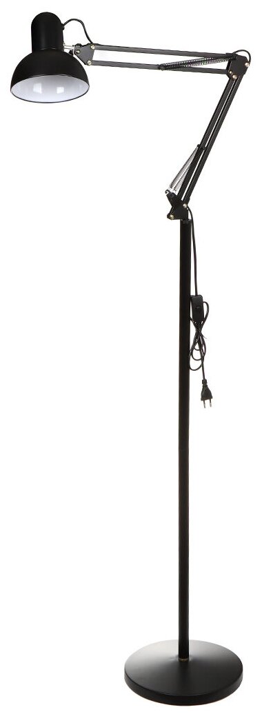 Светильник напольный жесткое основание, E27, черный, Lofter, SPE 16941-01-167 - фотография № 1