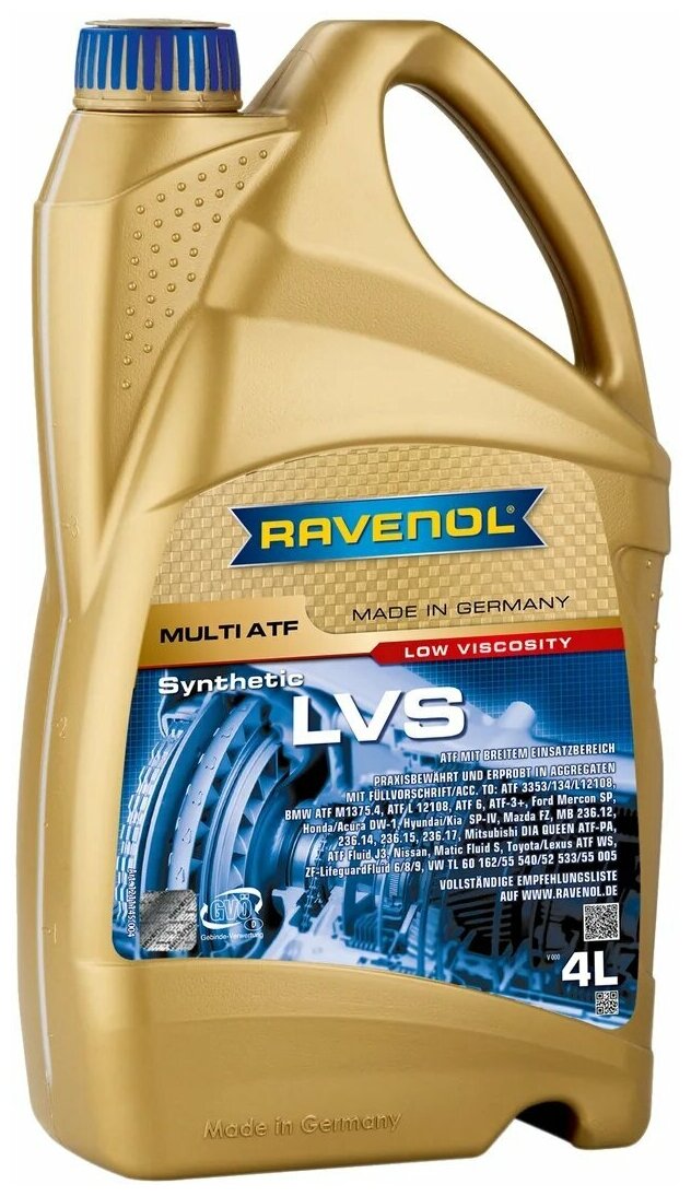 Масло трансмиссионное RAVENOL Multi ATF LVS Fluid