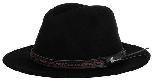 Шляпа Herman, размер 55, черный