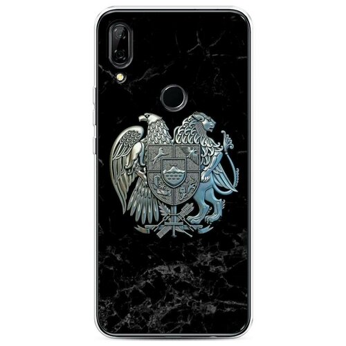 фото Силиконовый чехол "герб армении мрамор" на huawei p smart z / хуавей п смарт z case place