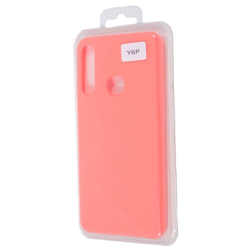 фото Чехол- накладка для huawei y6p silicone case nl ярко- розовый (12)