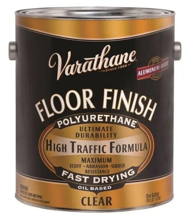 Varathane Premium Floor Finish Oil Based Лак для пола на маслянной основе полиуретановый (глянцевый, 3,78 л)