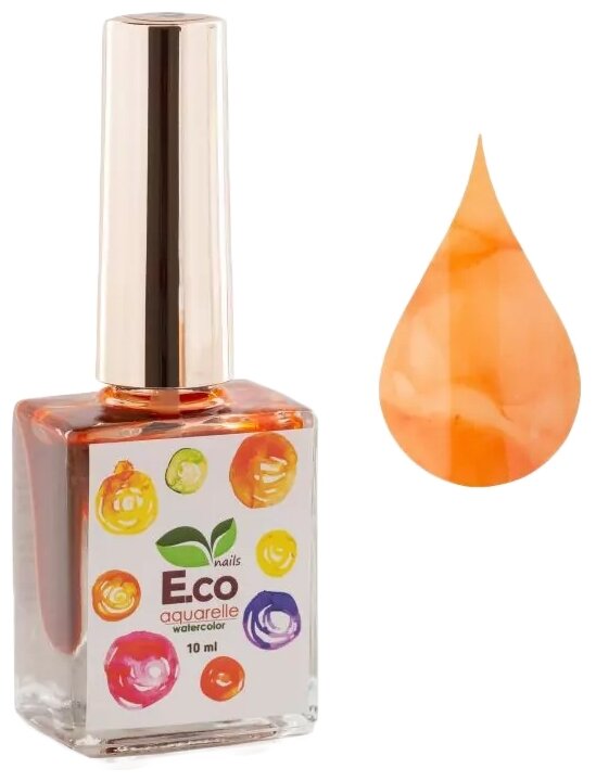 Акварель для дизайна ногтей E.co Nails Water Color №03 10 мл