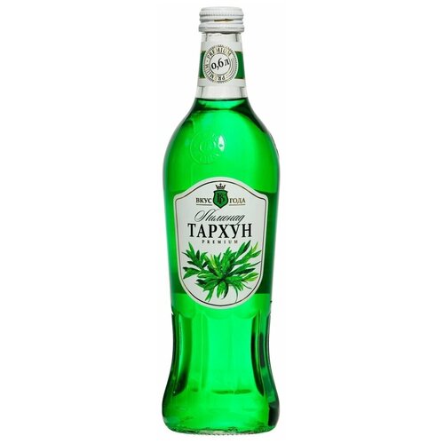 Лимонад "Вкус Года" Premium "Тархун" / 6 бутылок в стекле по 600 мл.