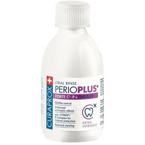 Жидкость - ополаскиватель CURAPROX Perio Plus Forte CHX 0,20%, (200 мл)