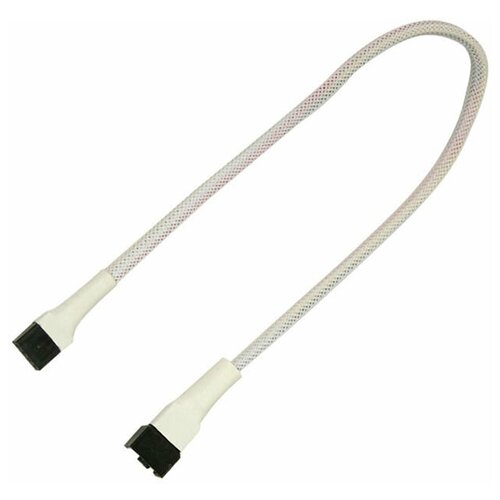 Аксессуар Удлинитель Nanoxia 4-pin PWM 30cm White NXPWV30W удлинитель nanoxia 4 pin pwm 30см красный nxpwv30r