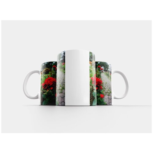 фото Кружка "цветок, розы, листья" 320 мл lotsprints