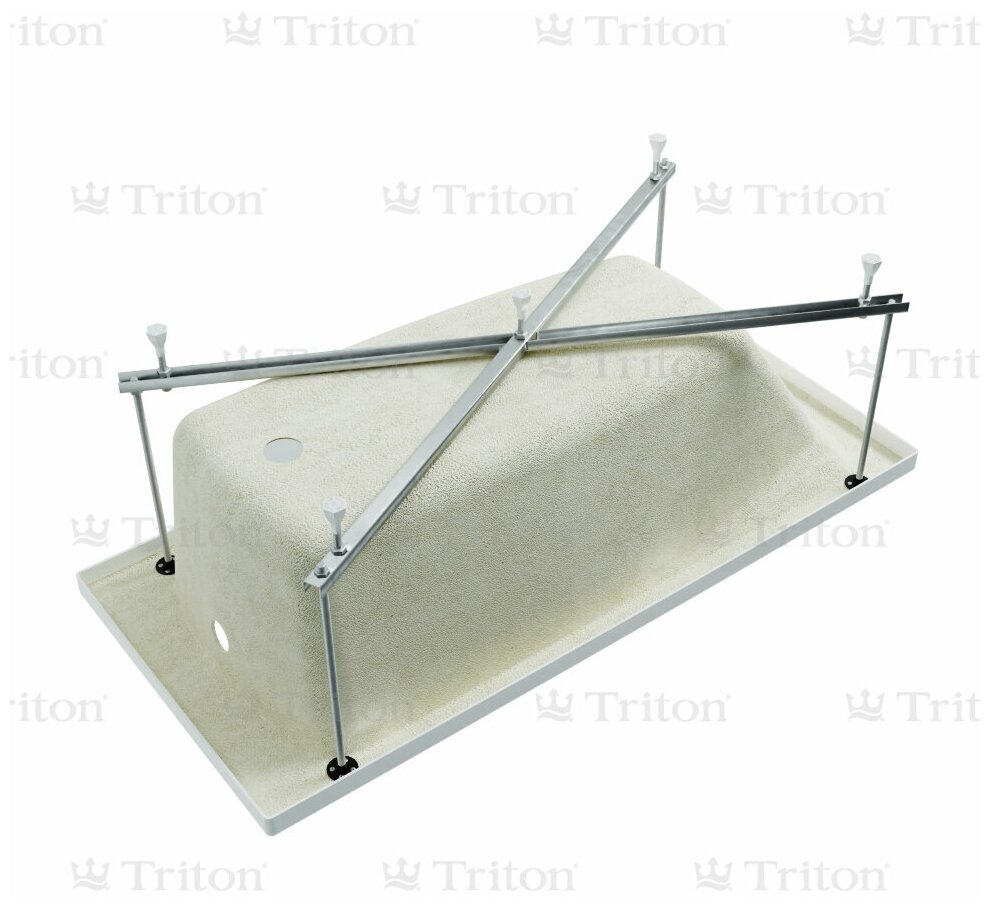Каркас усиленный для прямоугольных ванн 140-170х70-75 универсальный 5 опор тритон