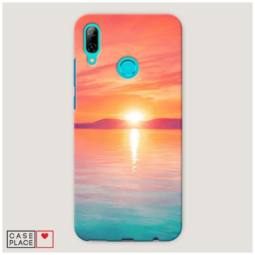 фото Чехол пластиковый huawei p smart 2019 восход 9 case place