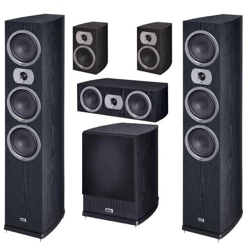 Комплект акустических систем HECO Victa Prime Set 702/202/102/252A Black