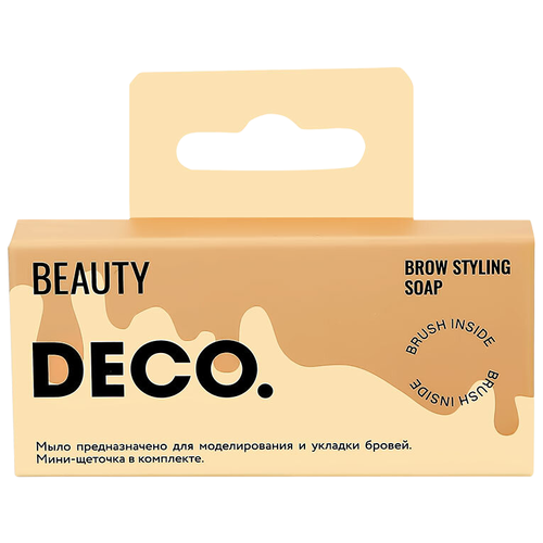 Мыло для бровей DECO. с щеточкой