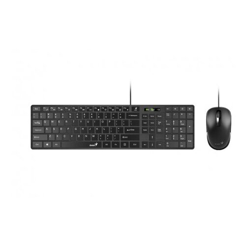 Комплект клавиатура и мышь Genius SlimStar C126 черный (31330007402)