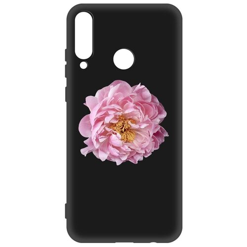 Чехол-накладка Krutoff Soft Case Женский день - Розовый пион для Huawei Y6p черный чехол накладка krutoff soft case рубиновое сердце для huawei y6p черный
