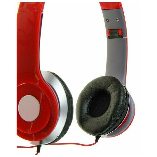 Наушники LuazON RX-11 накладные складные красные 119200₽