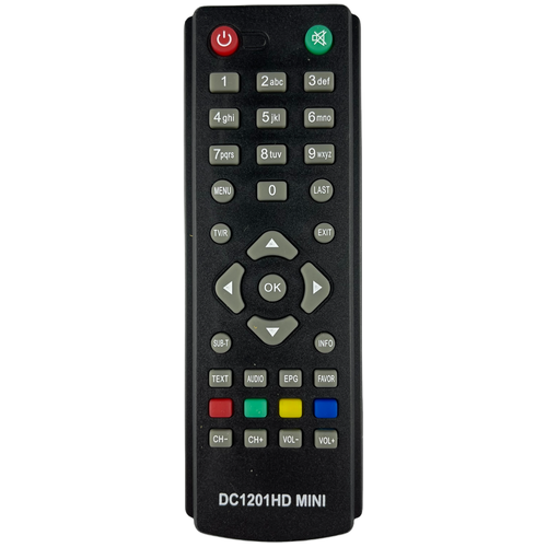 Пульт Huayu DC1201HD mini для dvb ресиверов D-Color пульт для dvb t2 приемника d color dc1302hd