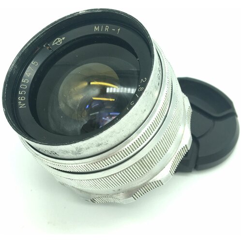Широкоугольный мануальный советский объектив Мир-1 2837 silver GPB М39 6505475 429000₽