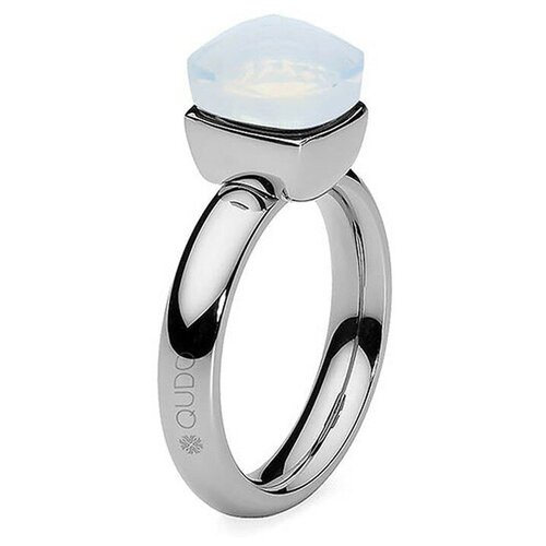 Кольцо Qudo, белый кольцо qudo размер 16 5 серебряный