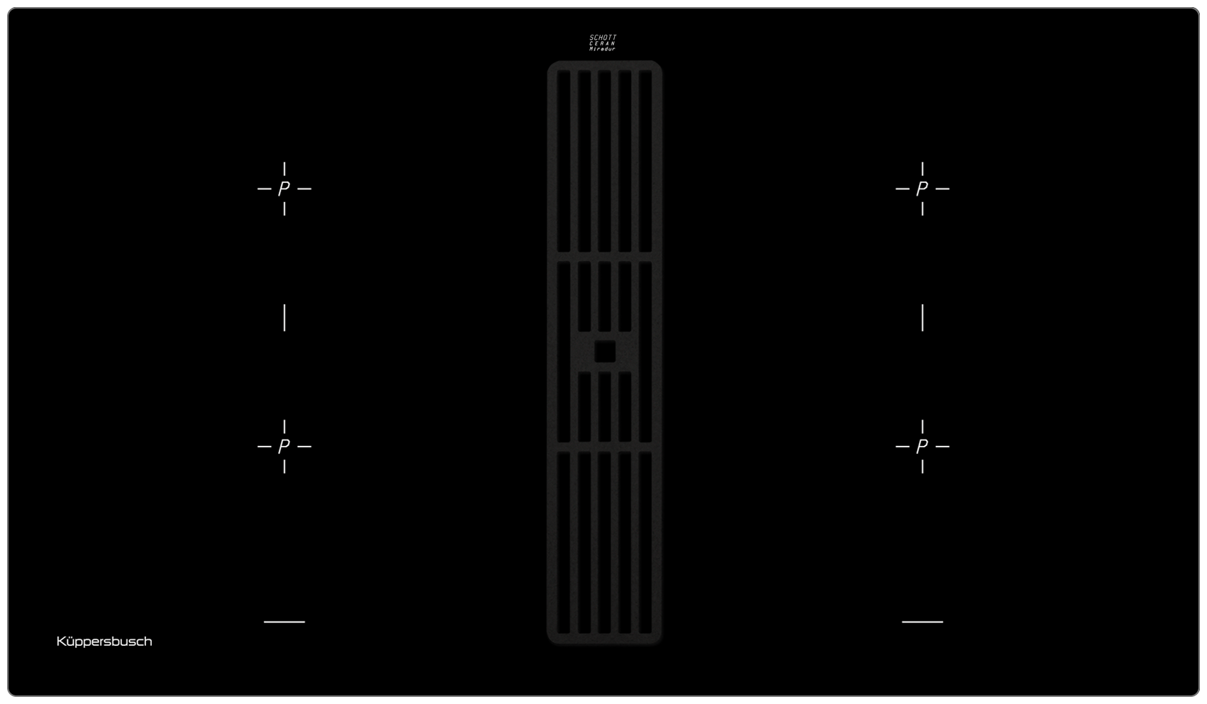 Kuppersbusch Индукционная варочная панель с вытяжкой Kuppersbusch KMI 9850.0 SR