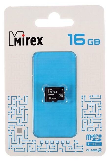 Карта памяти MicroSDHC Mirex - фото №2