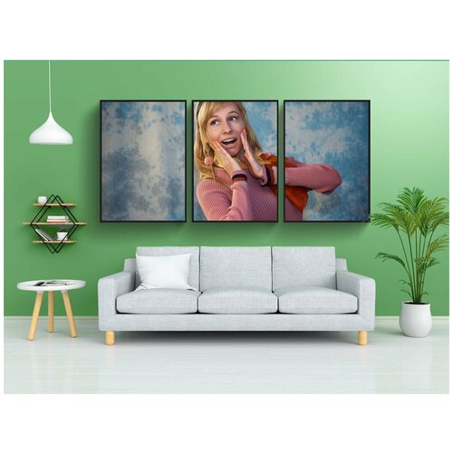 фото Набор модулных постеров для интерьера "удивление, удивиться, удивляется" 60x90 см. в тубусе, без рамки lotsprints