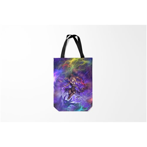 фото Сумка-шоппер / 31х42 см / геймерам / genshin impact ифрит геншин импакт z burnettie