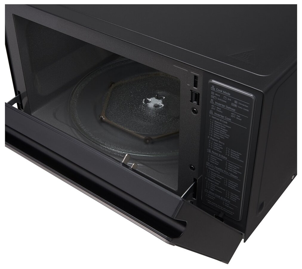 Микроволновая печь LG MJ3966ACT черный, 39л, 1100Вт - фотография № 3