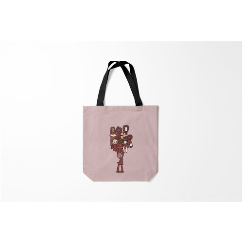 фото Сумка-шоппер / 40х40 см / рок / slipknot банда слипнота burnettie