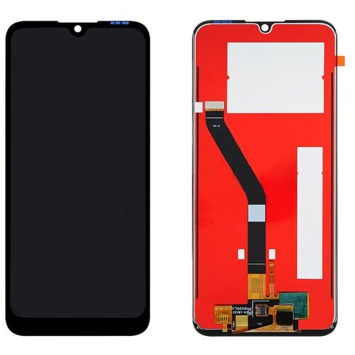 Дисплей (экран) в сборе с тачскрином для Huawei Y6 (2019)/Y6s черный