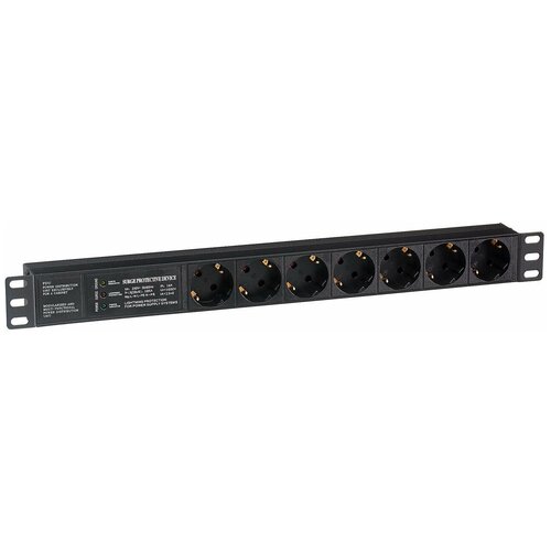 Блок силовых розеток Exegate ServerPro PDU-19H701 Al-7S-C14-SPD3